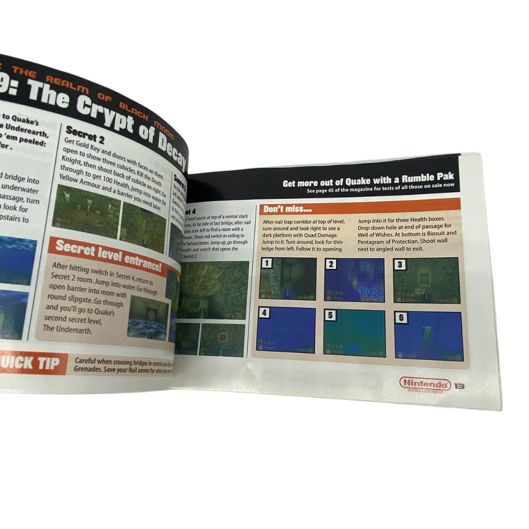 Nintendo Official Magasine Quake Tips Book No. 1