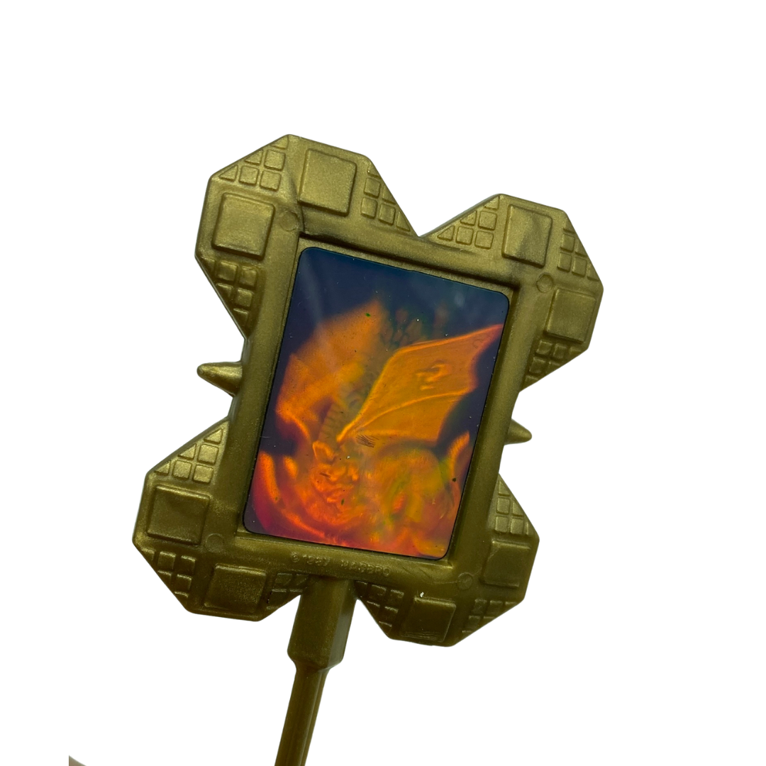 Visionaries Cindarr staff factory error with Darkstorm hologram 684