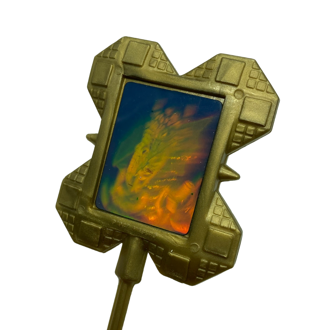 Visionaries Cindarr staff factory error with Darkstorm hologram 684