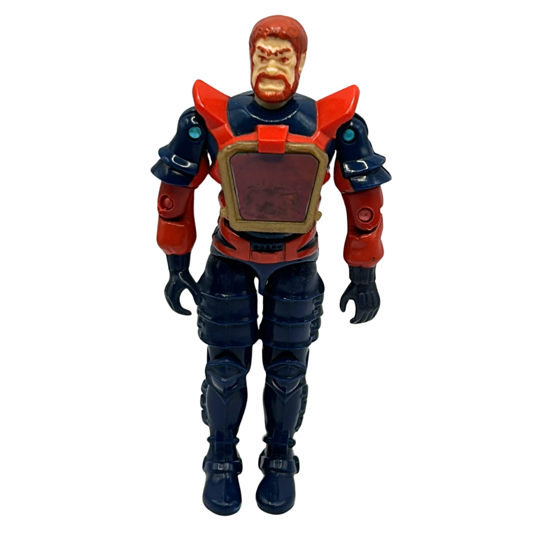 Visionaries Lexor figure with helmet Armadillo chest totem 206