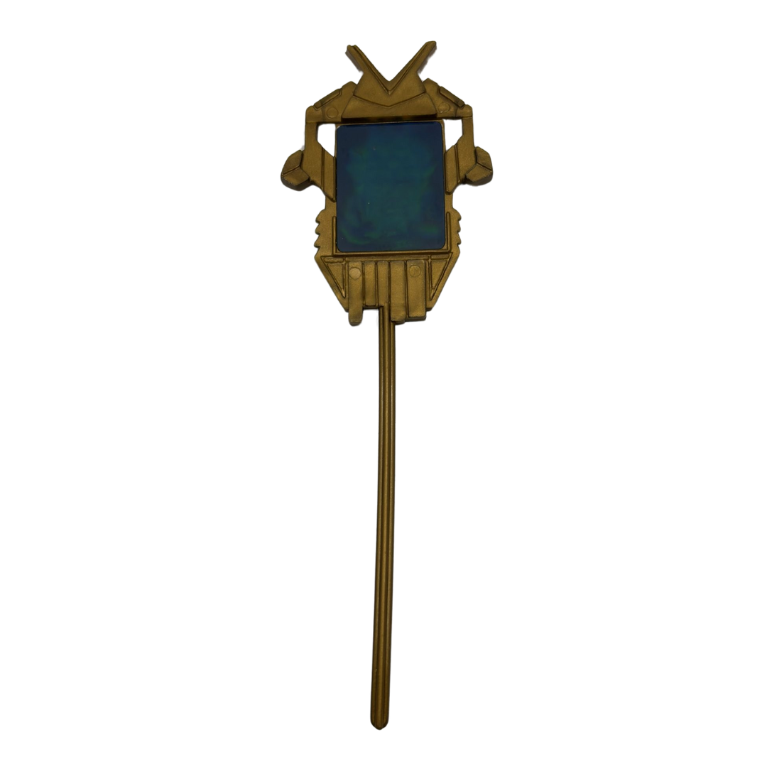 Visionaries Lexor figure with staff Armadillo chest totem 423