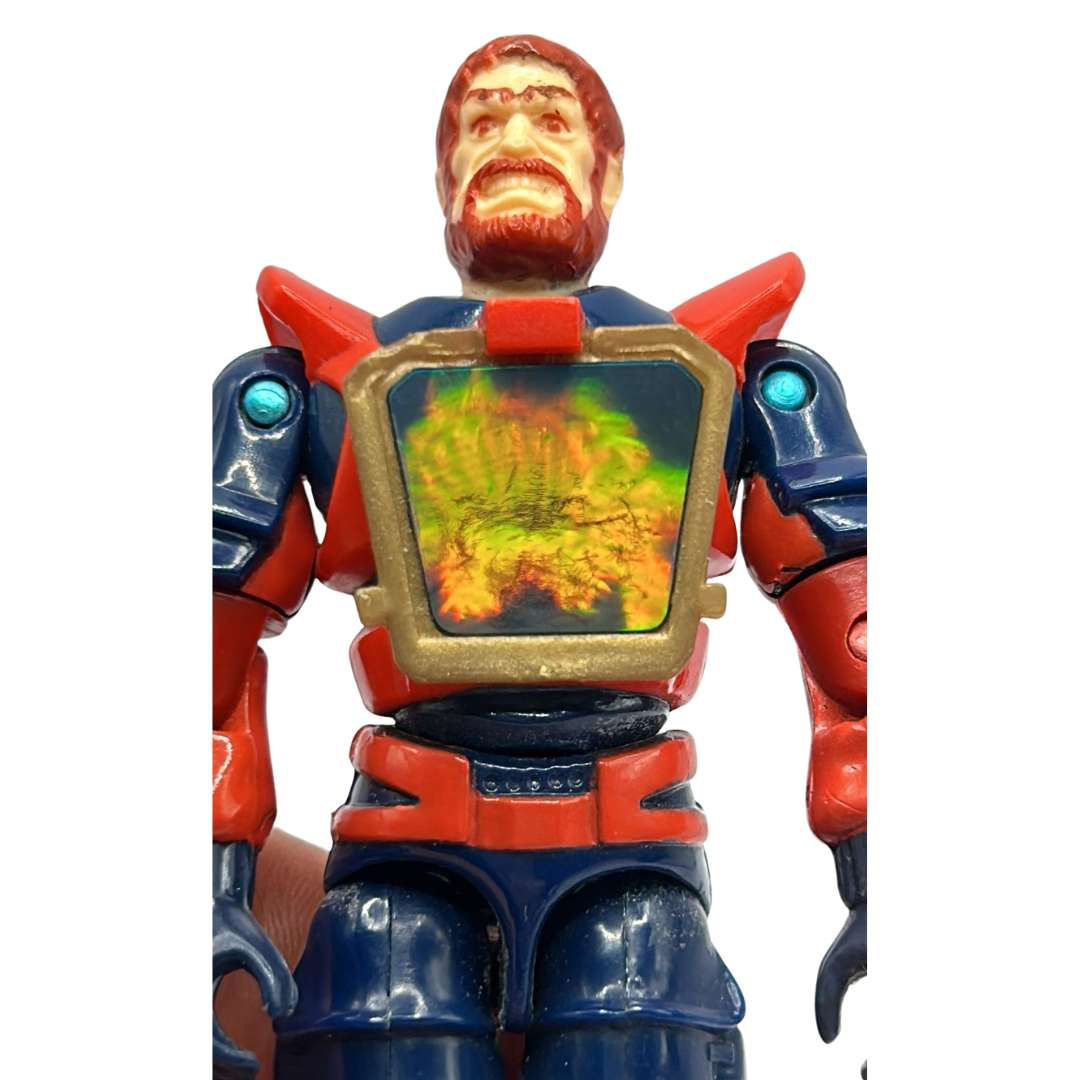 Visionaries Lexor figure with helmet Armadillo chest totem 206
