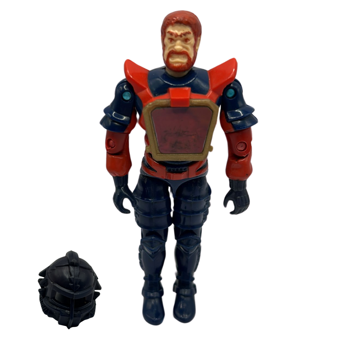Visionaries Lexor figure with helmet Armadillo chest totem 206