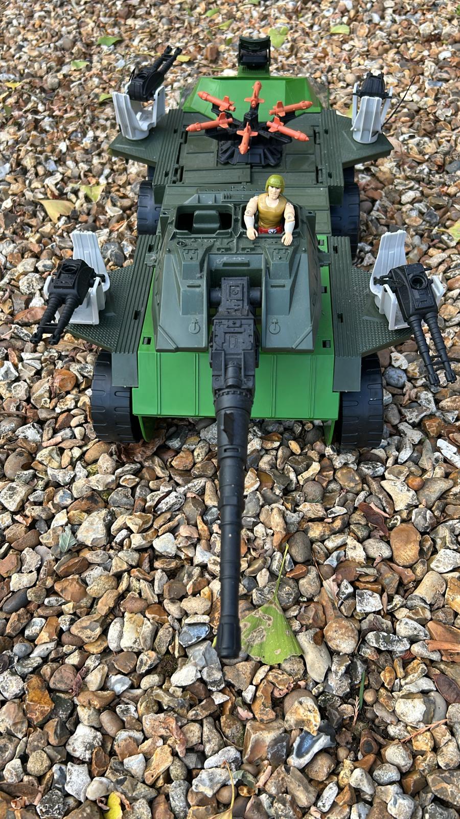 GI Joe, Action Force Rolling Thunder near complete with Armadillo