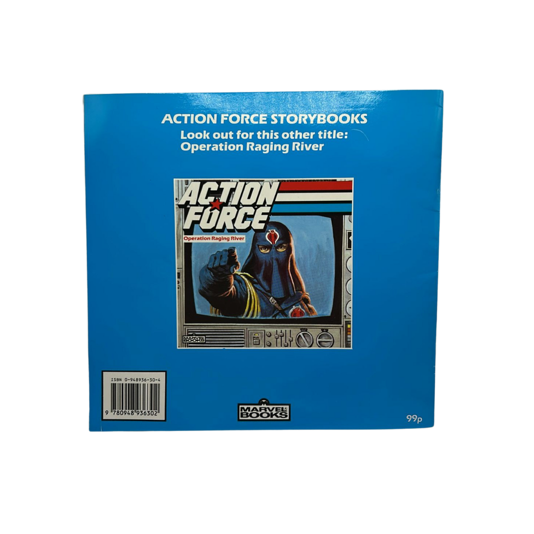 GI Joe, Action Force Operation Starfight book with original album wrapping paper
