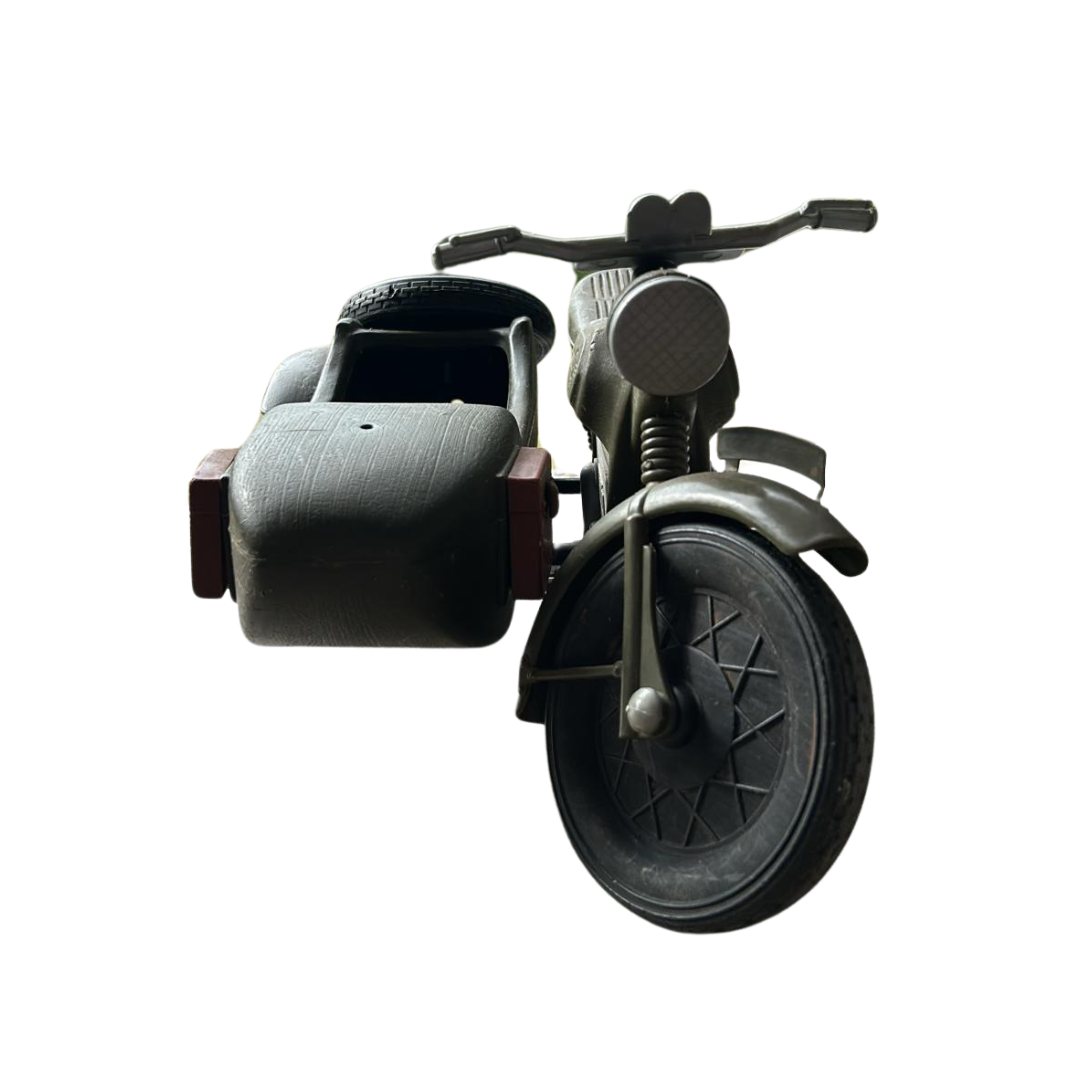 Vintage Action Man German Motorbike and Side Car. Cherilea not complete