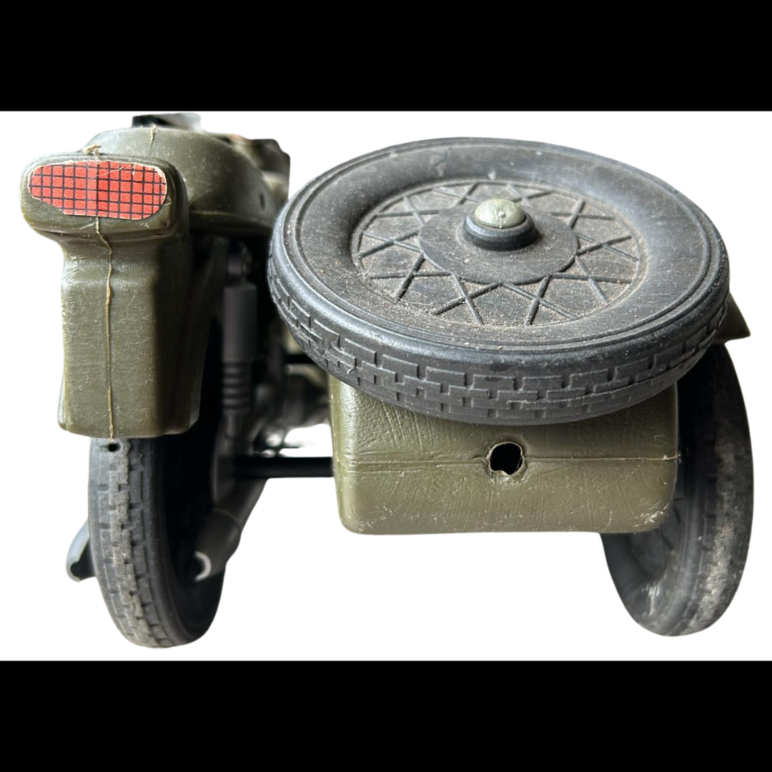 Vintage Action Man German Motorbike and Side Car. Cherilea not complete