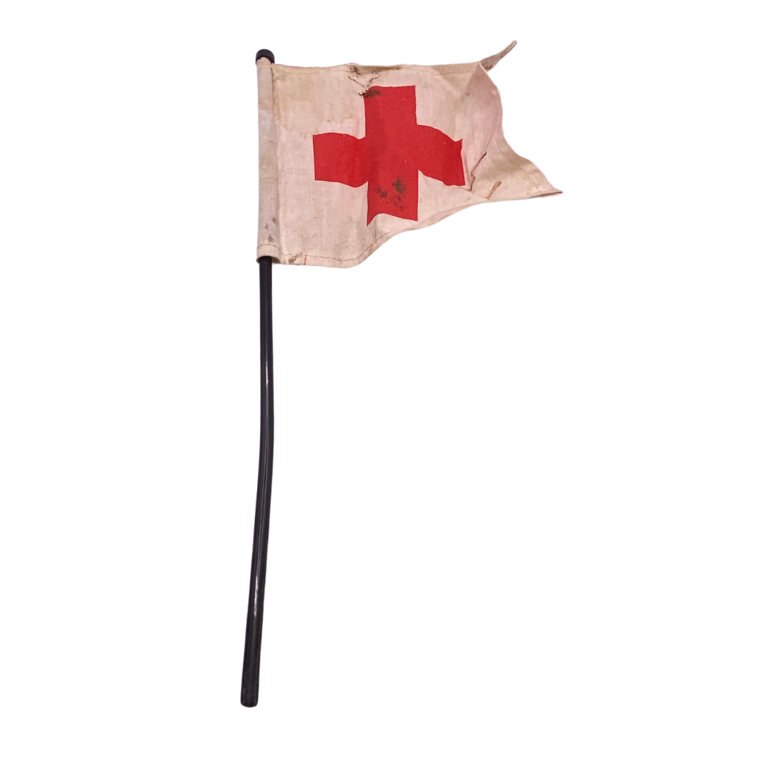 Vintage Action Man Medic flag part used 479