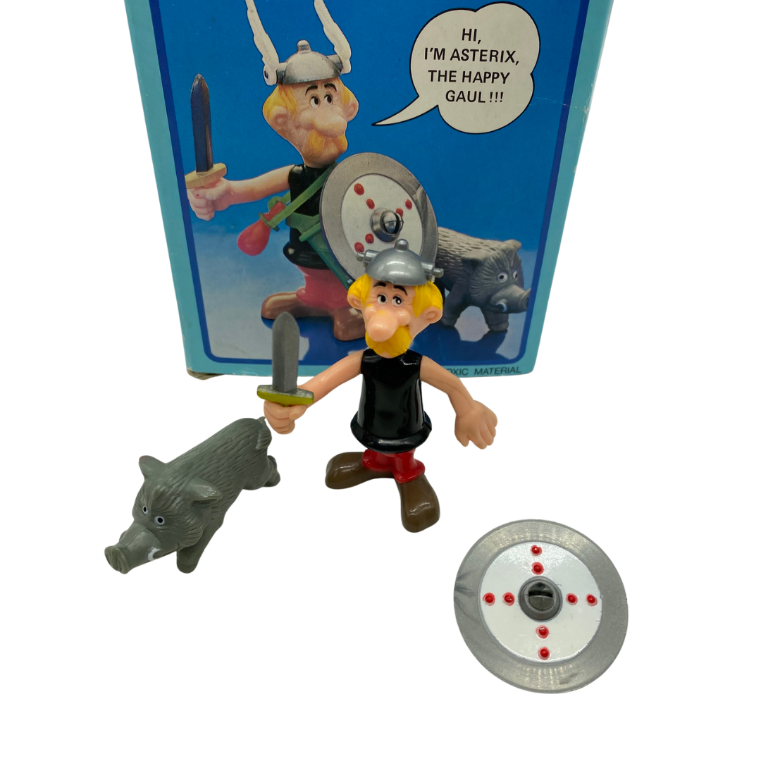 Vintage Toycloud Play Asterix figure with box and some accessories