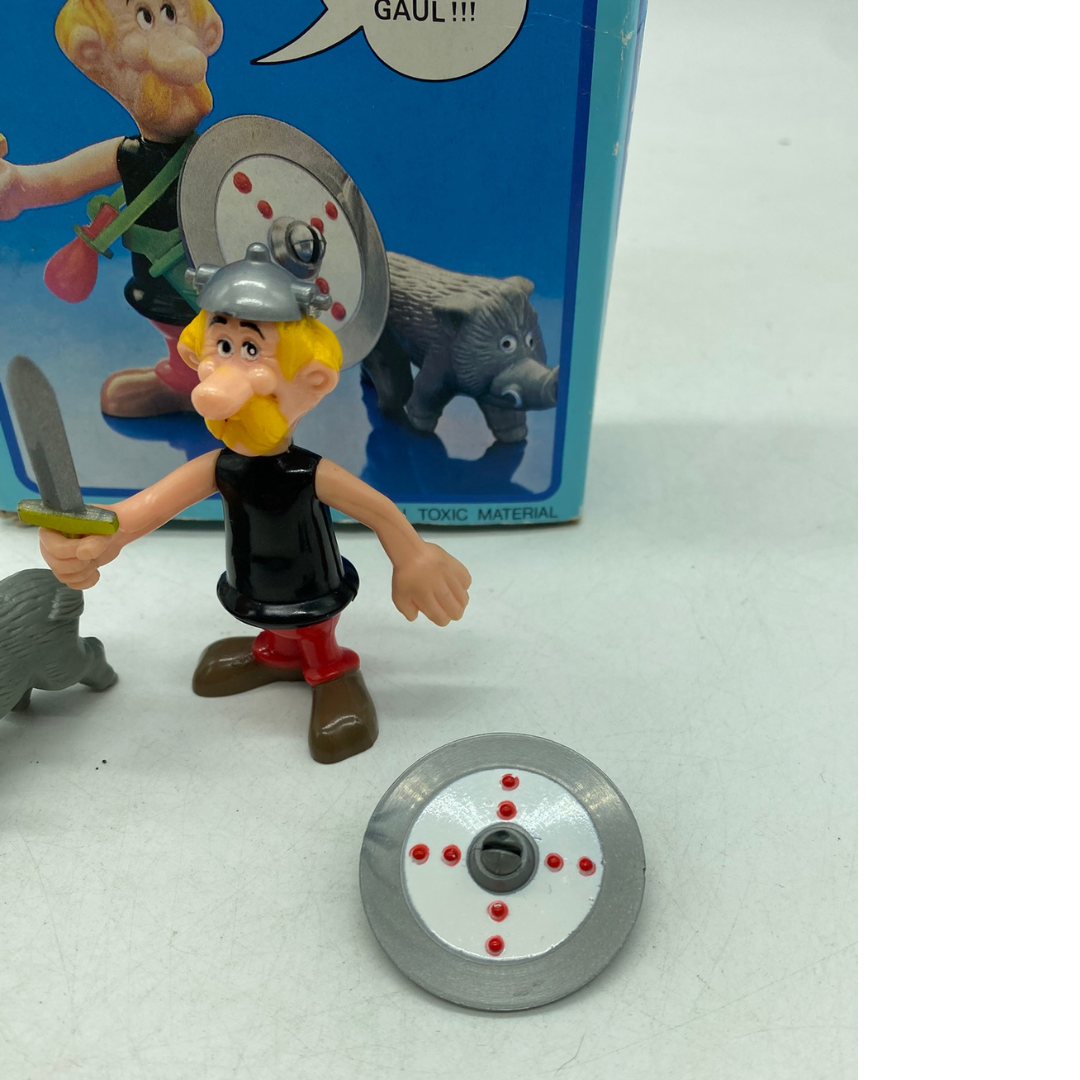 Vintage Toycloud Play Asterix figure with box and some accessories
