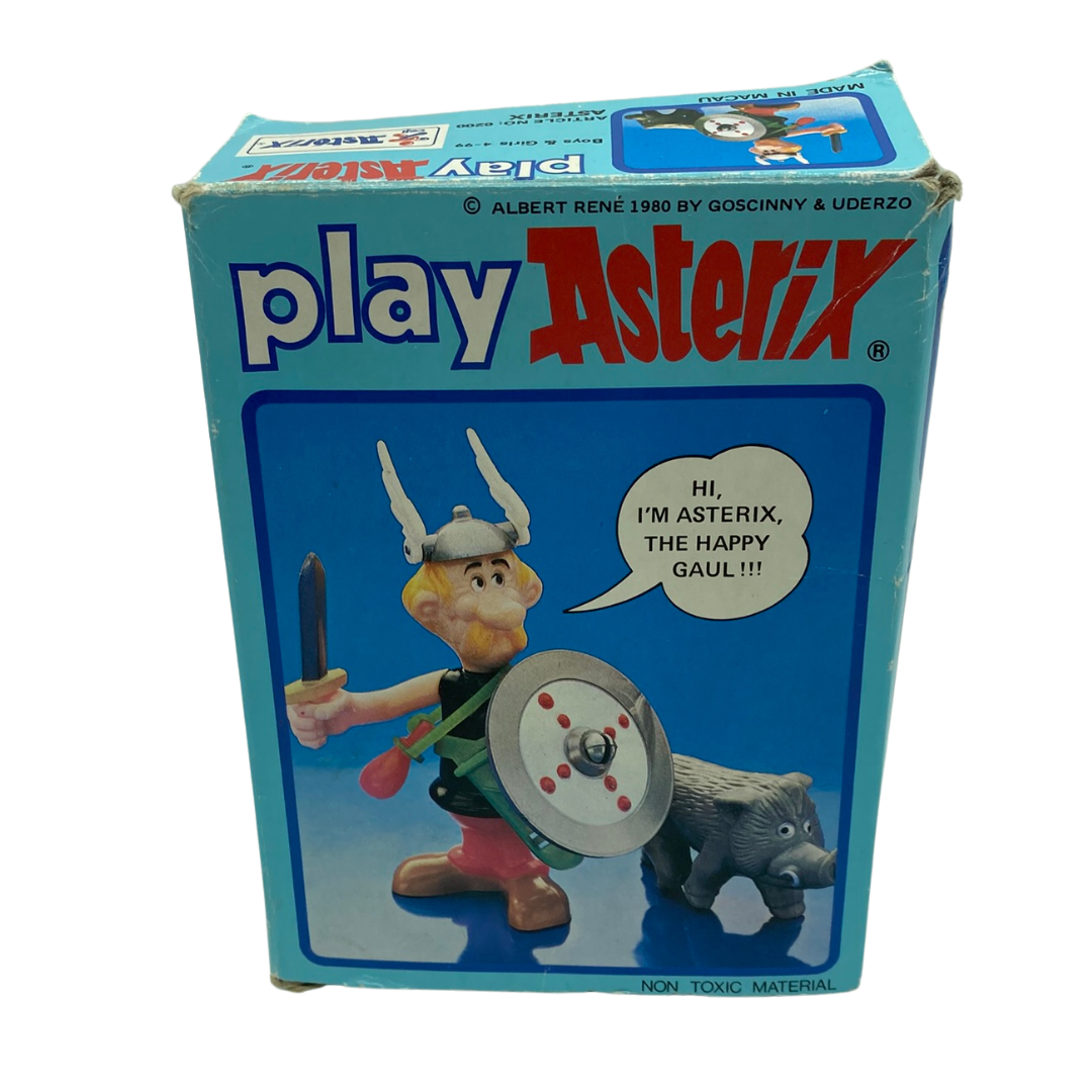 Vintage Toycloud Play Asterix figure with box and some accessories