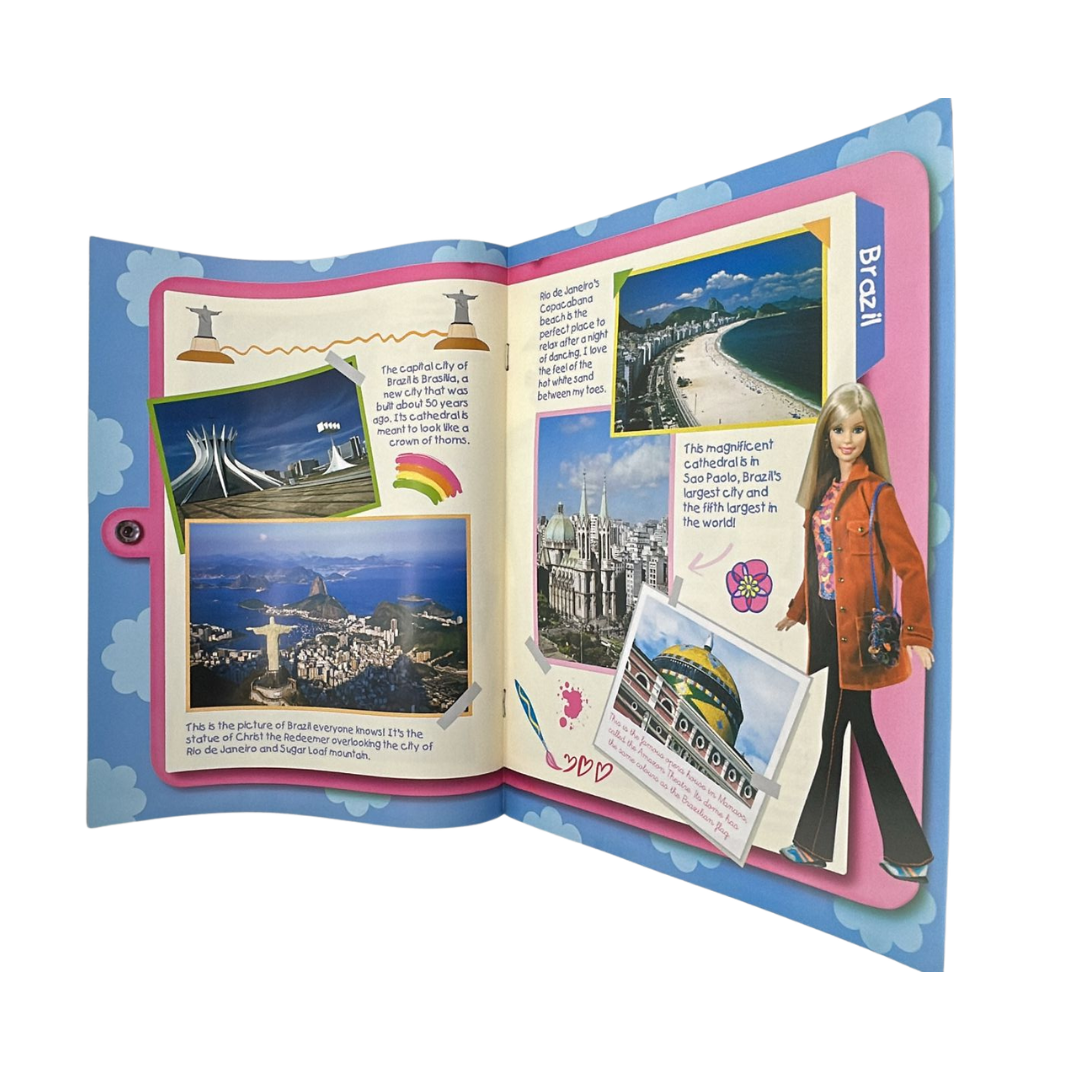 Barbie Discover The World With Barbie Brazil issue #50 magazine & outfit