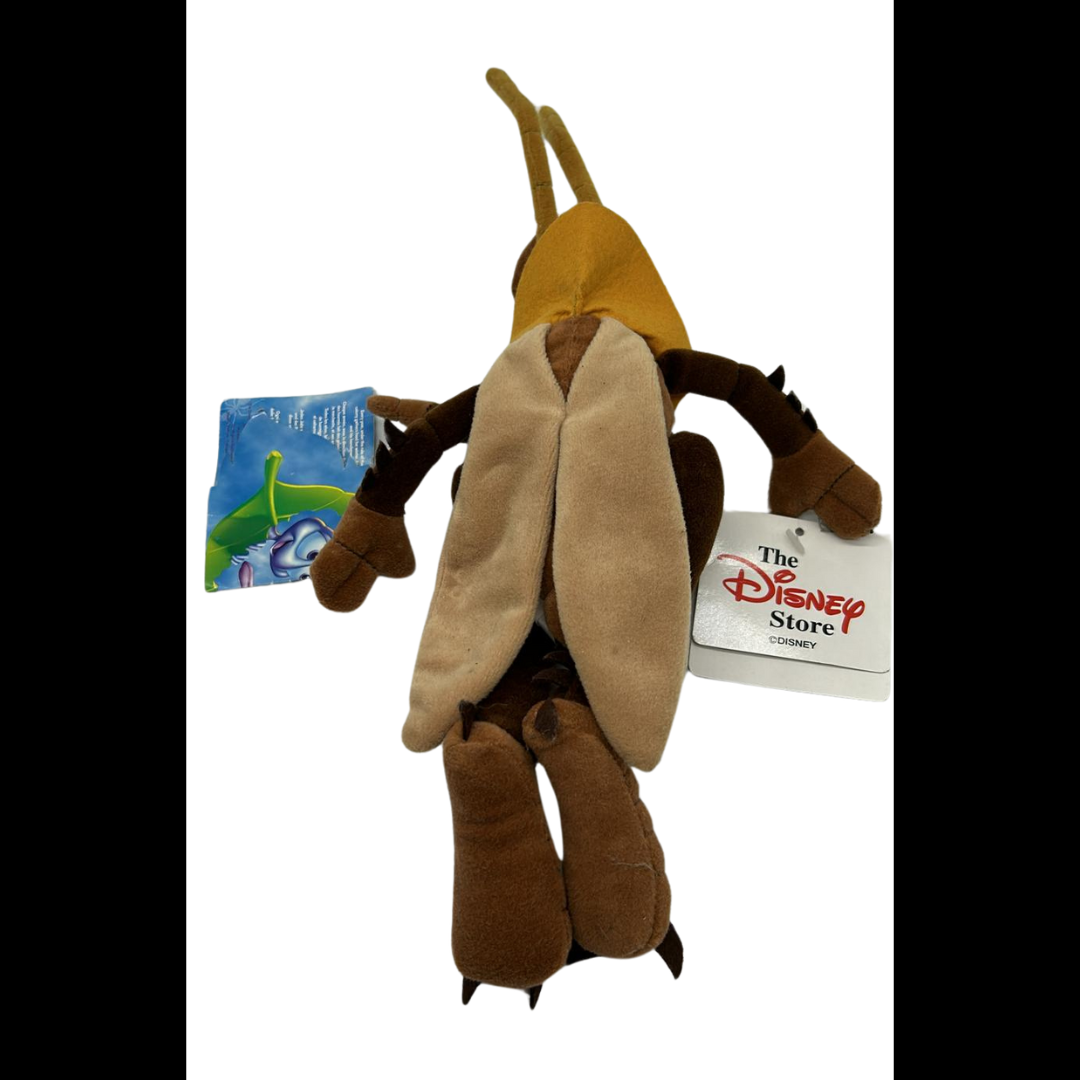 Disney Store Bugs Life Plush Soft Toy Beanie Hopper 8” New Retired Vintage