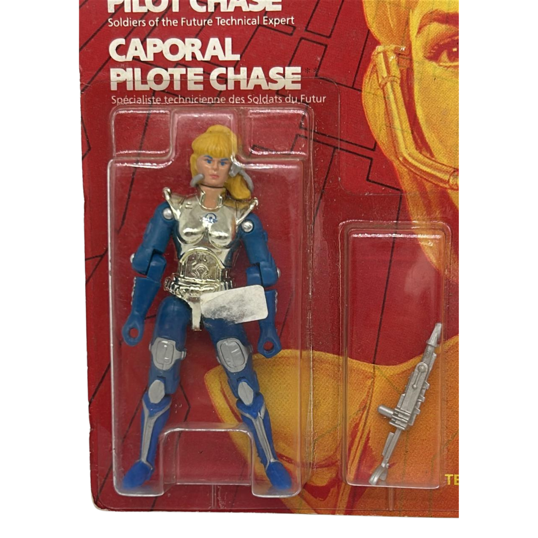 Captain Power Corporal Pilot Chase figure MOC mint on card by Mattel