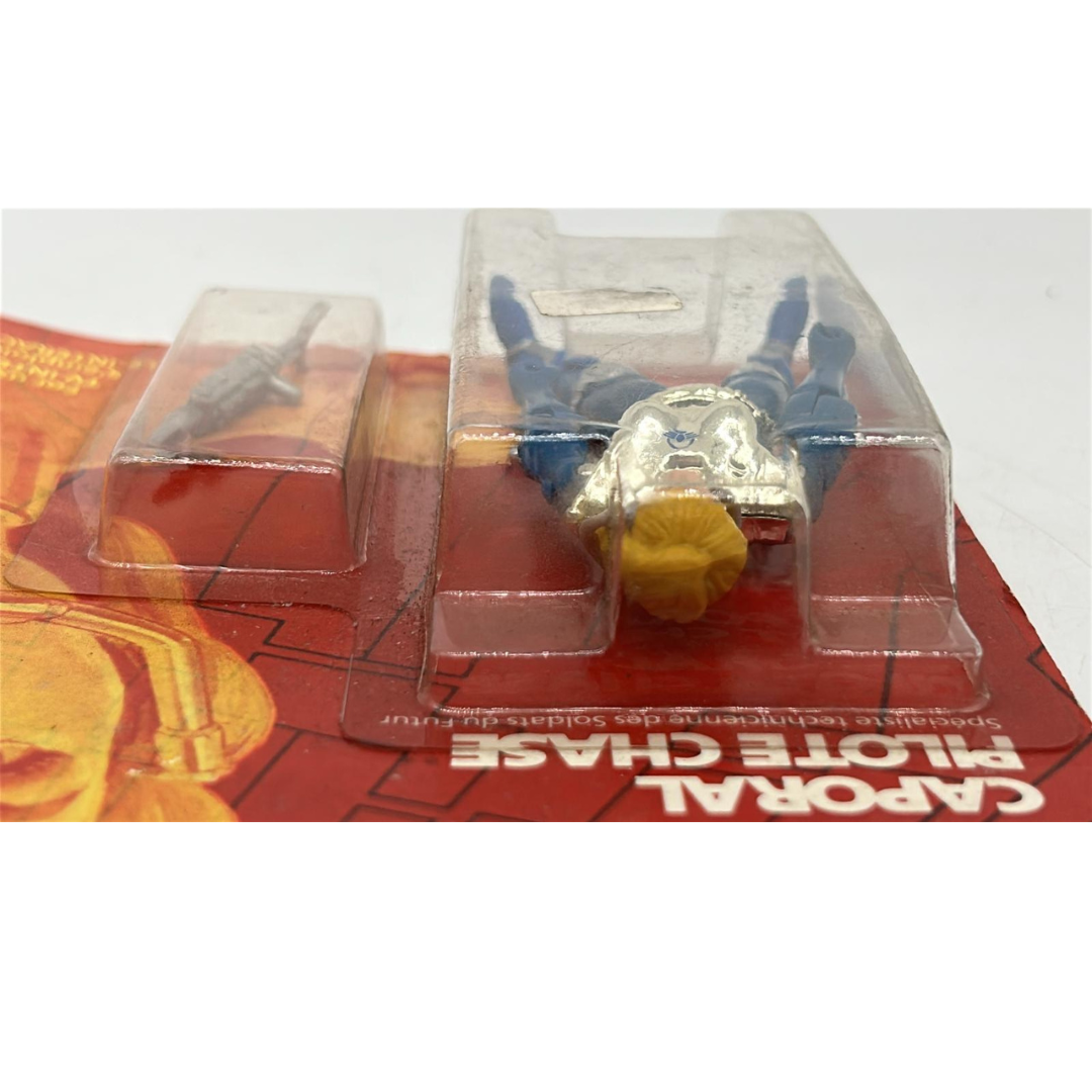 Captain Power Corporal Pilot Chase figure MOC mint on card by Mattel