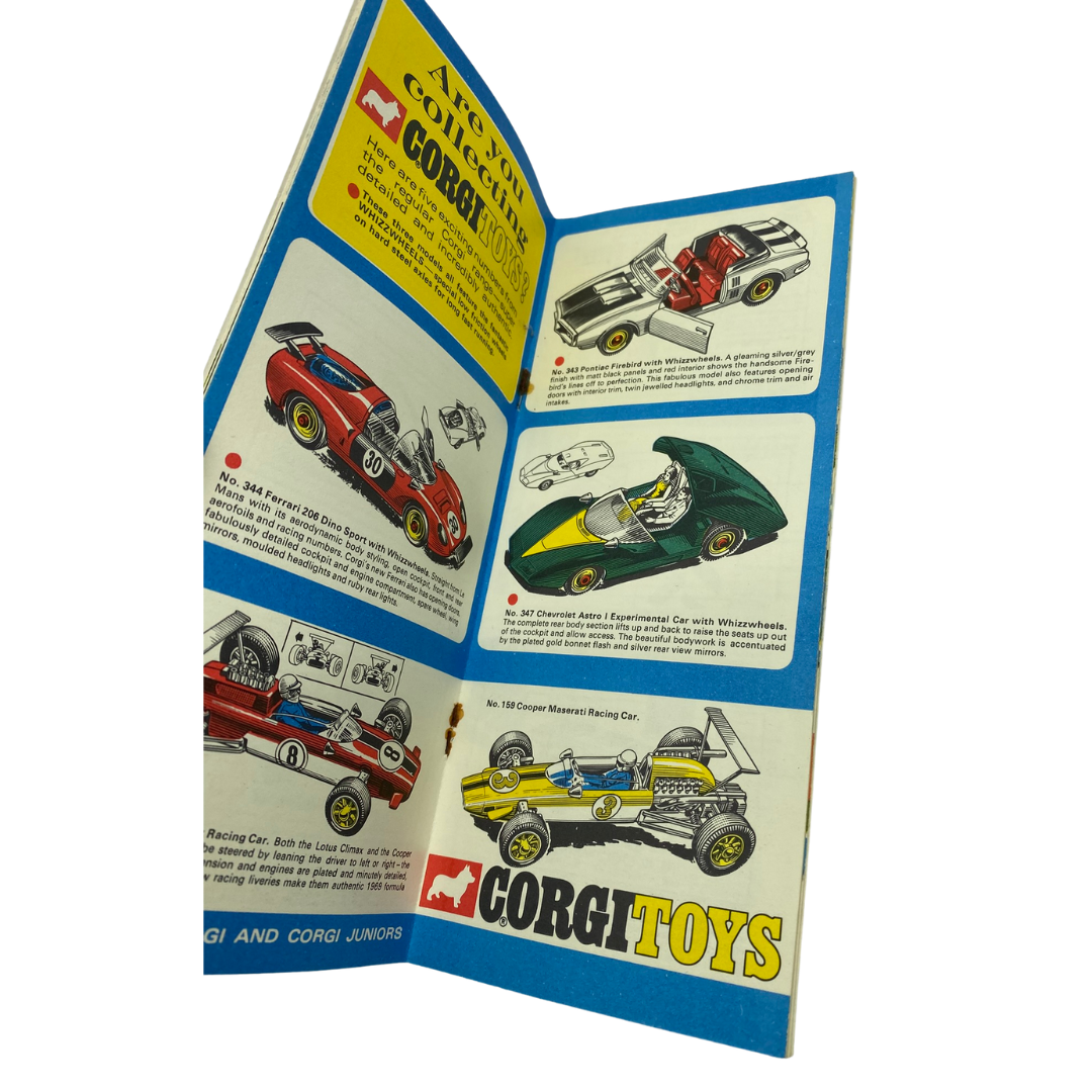 Corgi Juniors Collectors album leaflet / paperwork 108