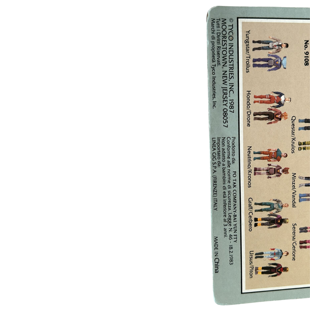 Dino Riders Poxx and Neutrion MOC double pack sealed by Tyco