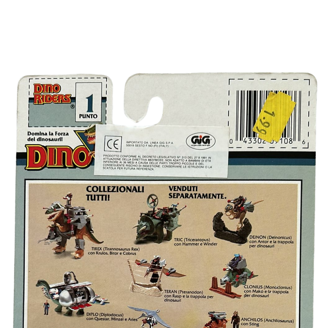 Dino Riders Poxx and Neutrion MOC double pack sealed by Tyco