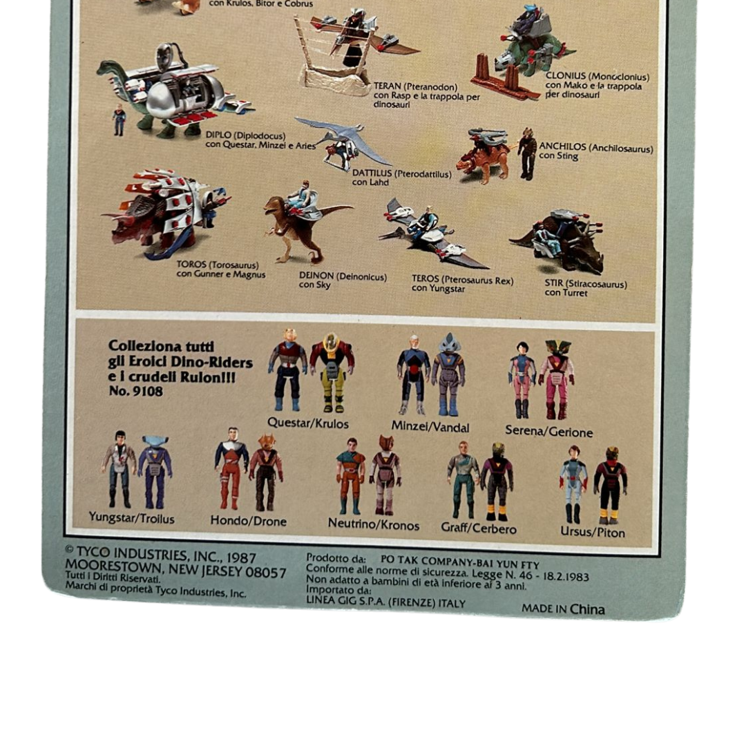 Dino Riders Poxx and Neutrion MOC double pack sealed by Tyco
