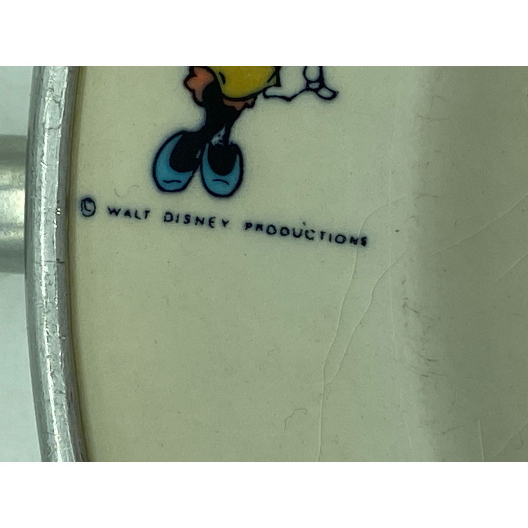 Vintage Walt Disney ceramic childs warming plate