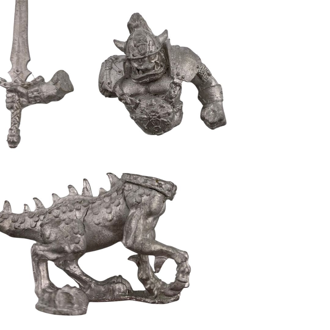 Games Workshop Warhammer Beastmen Dragon Ogre Metal 386