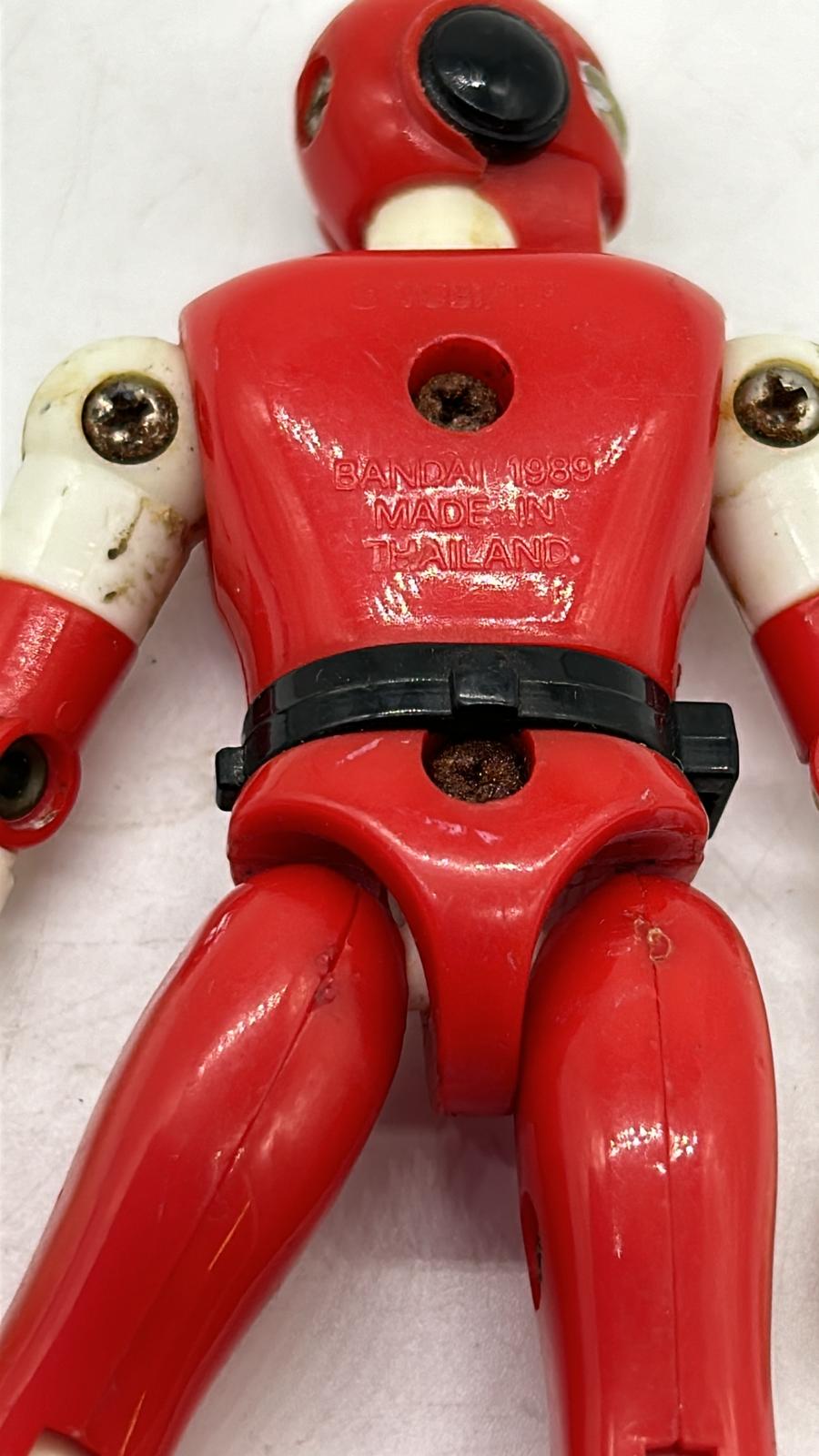 Vintage 1989 Bandai Red Bioman Action Figure 251