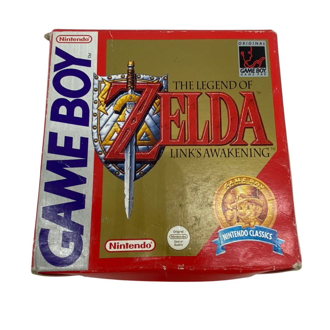 Nintendo Gameboy The Legend Of Zelda Link's Awakening game, box & instructions