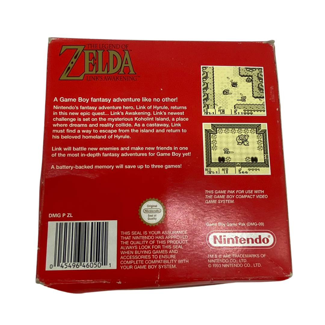 Nintendo Gameboy The Legend Of Zelda Link's Awakening game, box & instructions