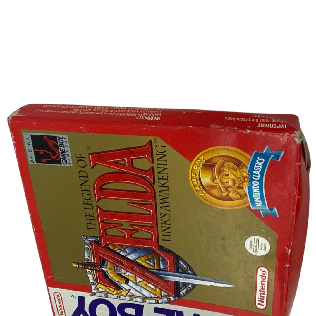 Nintendo Gameboy The Legend Of Zelda Link's Awakening game, box & instructions