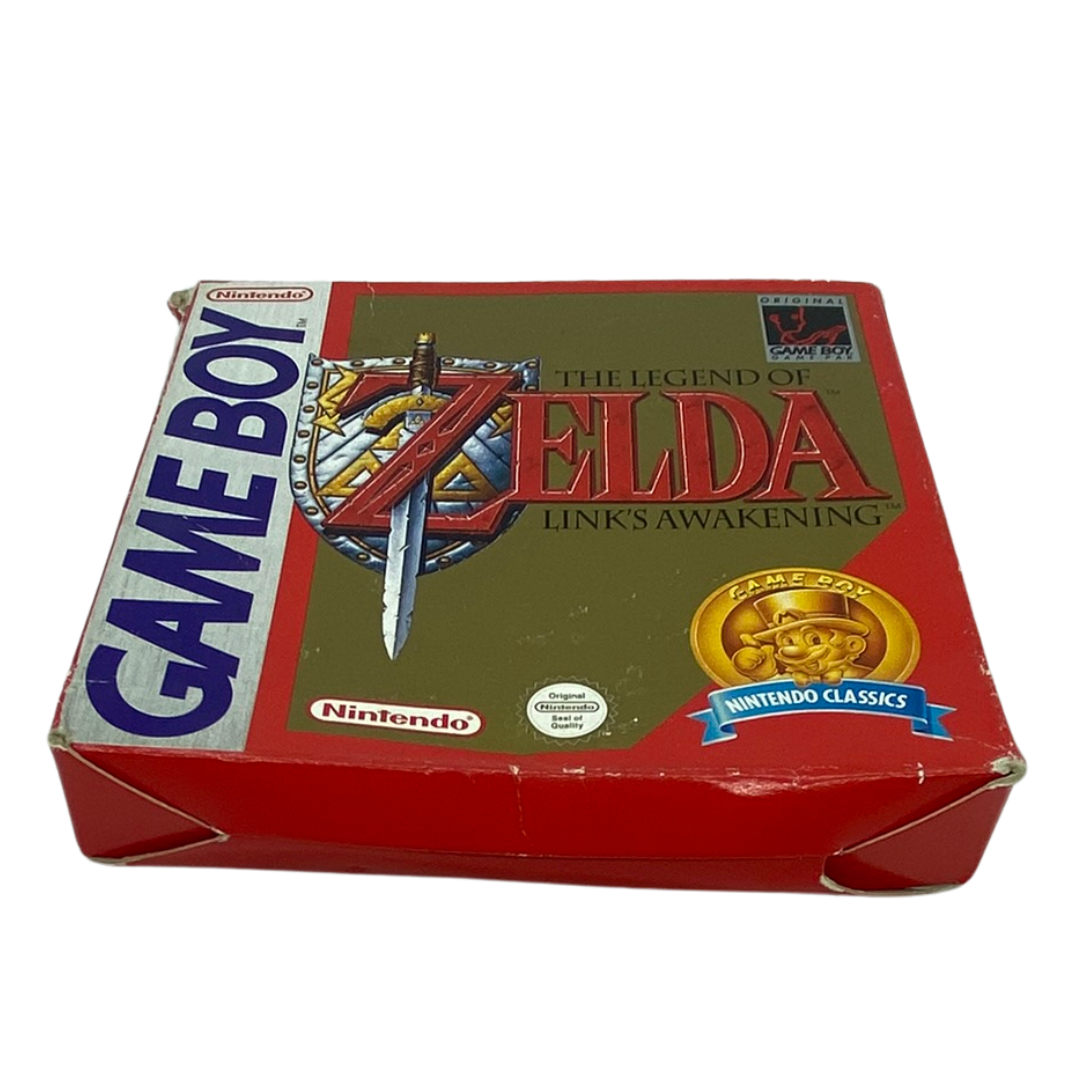 Nintendo Gameboy The Legend Of Zelda Link's Awakening game, box & instructions