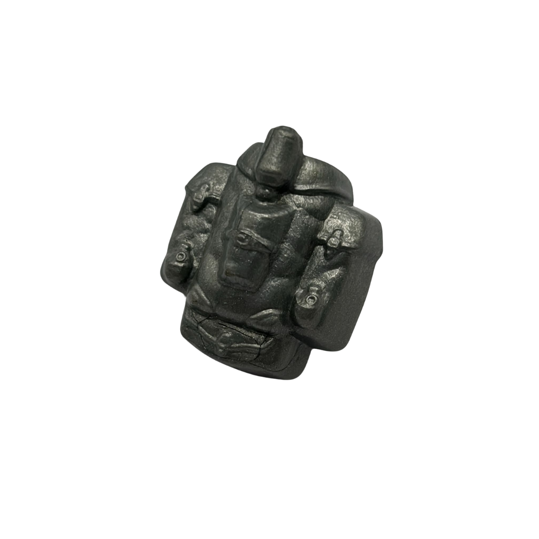GI Joe, Action Force accessory part silver backpack Vintage Hasbro 83