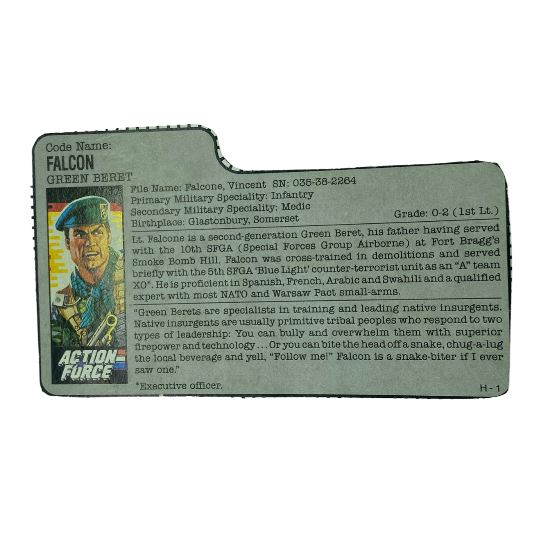GI Joe, Action Force Falcon Green Beret UK / Euro version 199