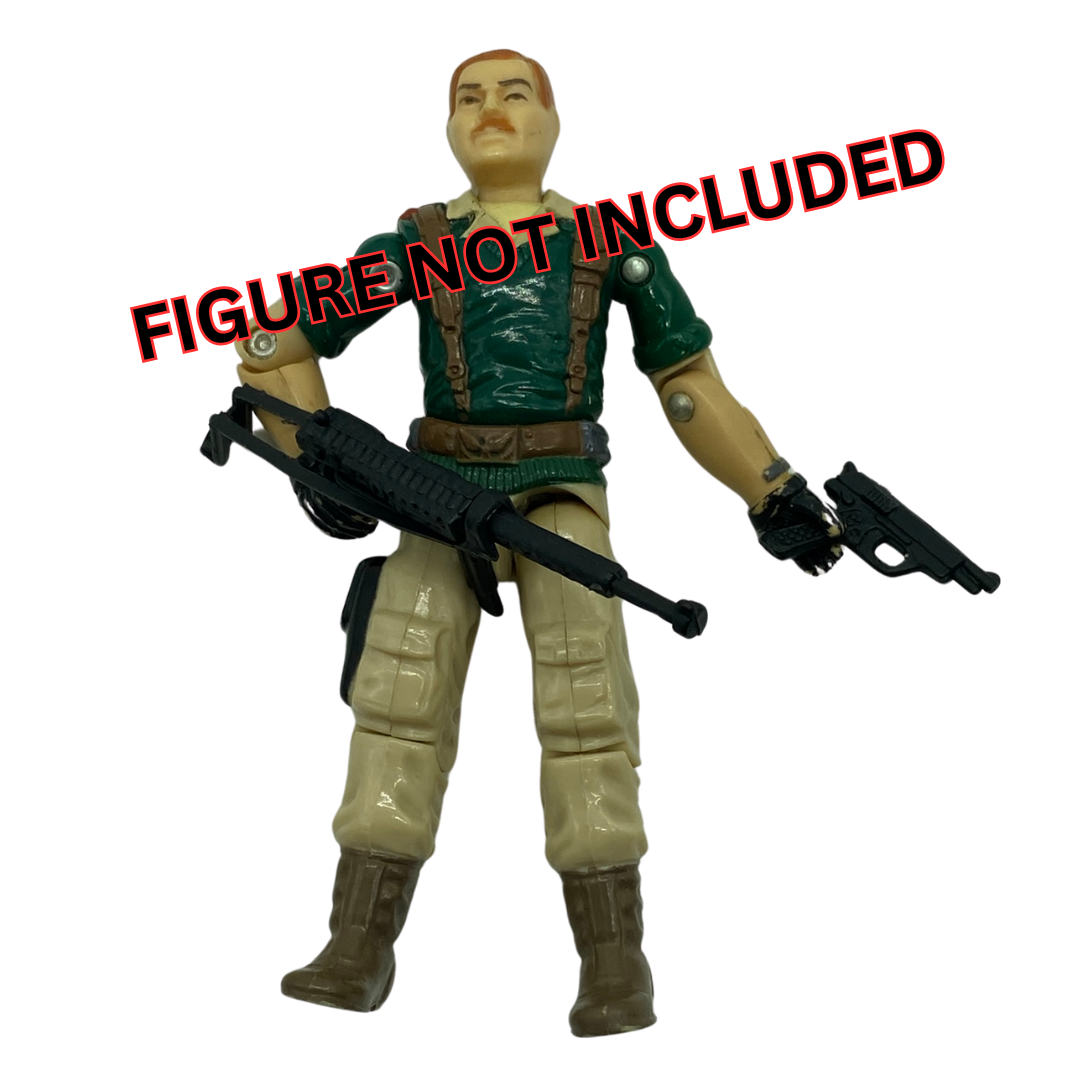 GI Joe, Action Force size machine gun and stock toy part #30