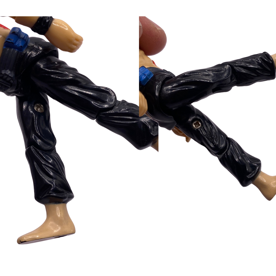 GI Joe, Action Force Quick Kick complete figure damaged crotch 843