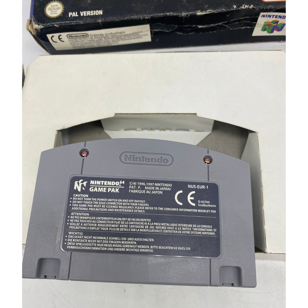 Nintendo 64 / N64 Goldeneye 007, game, box, insert & instructions