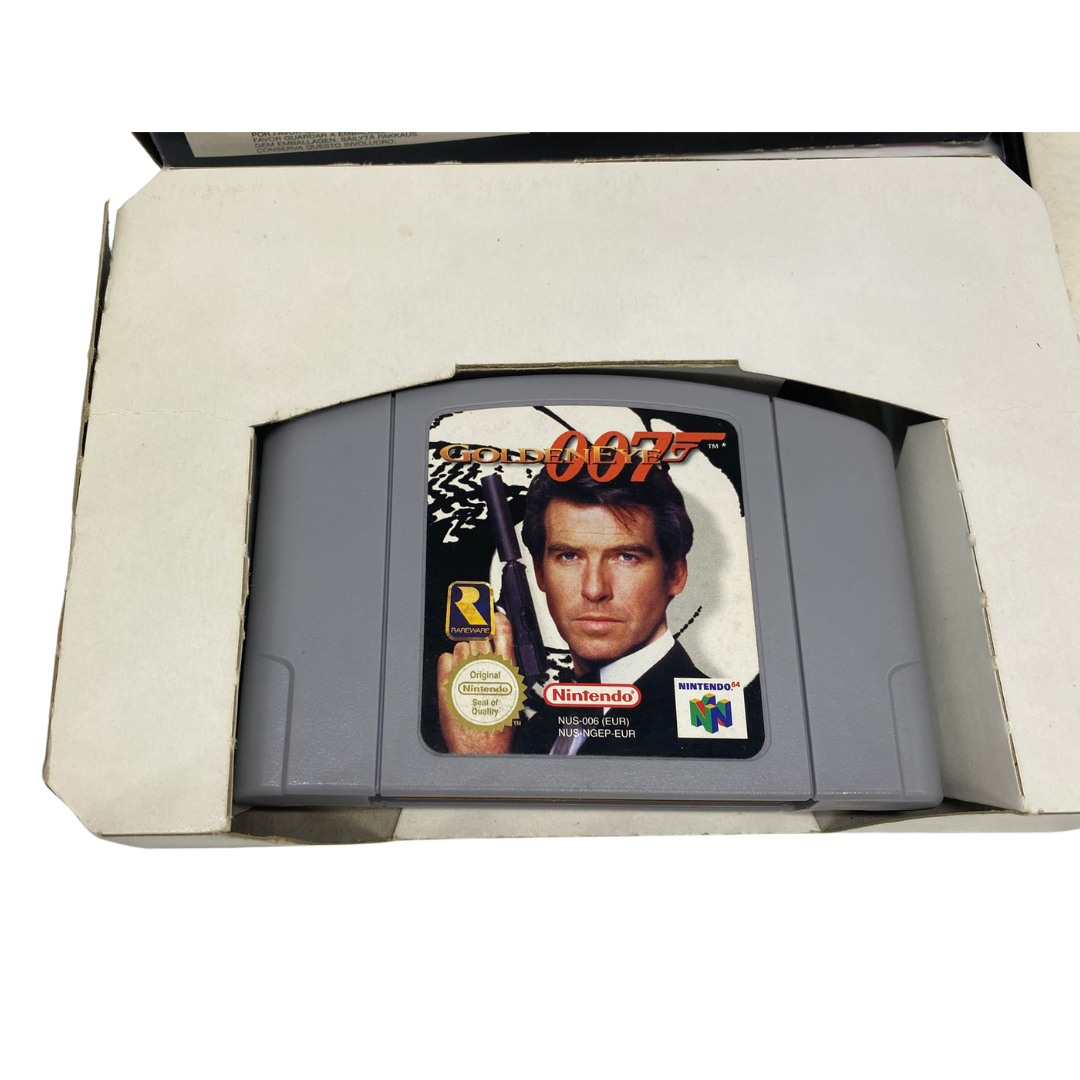Nintendo 64 / N64 Goldeneye 007, game, box, insert & instructions