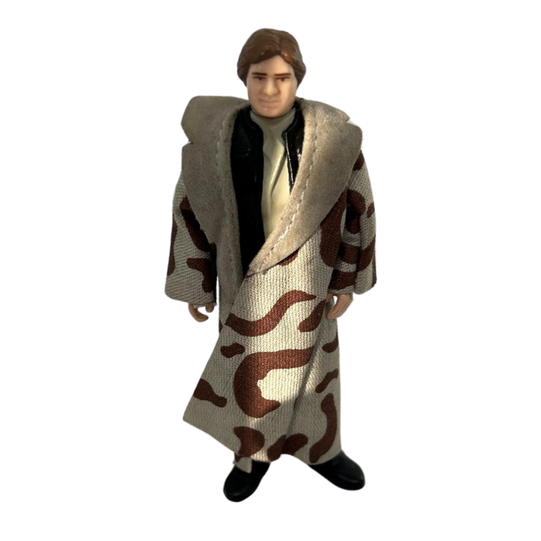 Vintage Star Wars Han Solo Trench Coat complete orig blaster & coat 469