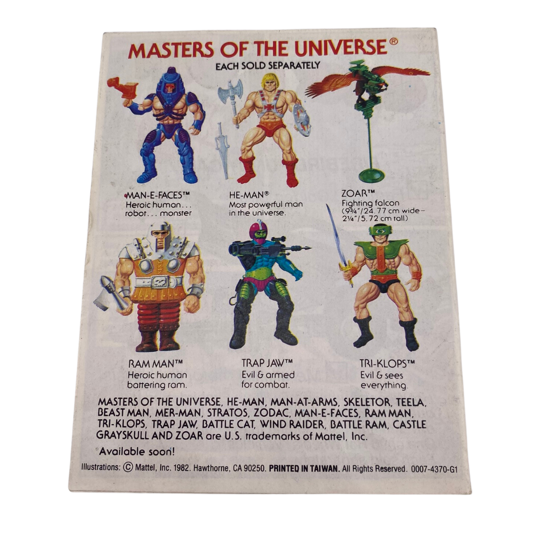 He-Man Masters Of The Universe The Magic Stealer comic for figure Taiwan 356