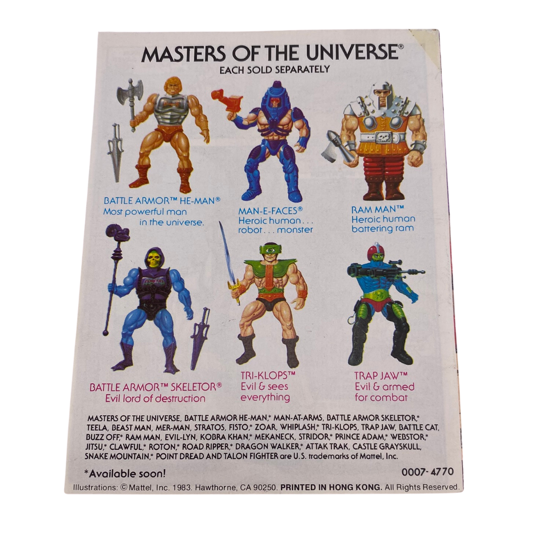 He-Man Masters Of The Universe Clash Of Arms vintage comic book MOTU 320