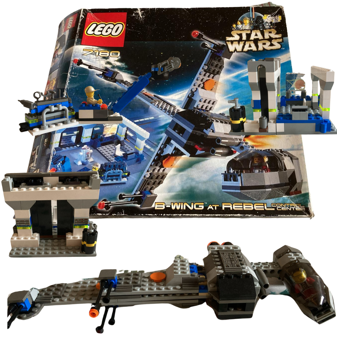 LEGO 7180 Star Wars: B-wing at Rebel Control Center Tech, Pilot, Droid. Inc
