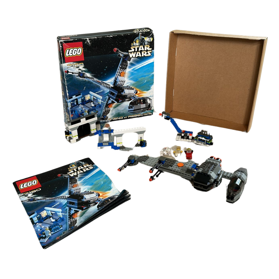 LEGO 7180 Star Wars: B-wing at Rebel Control Center Tech, Pilot, Droid. Inc