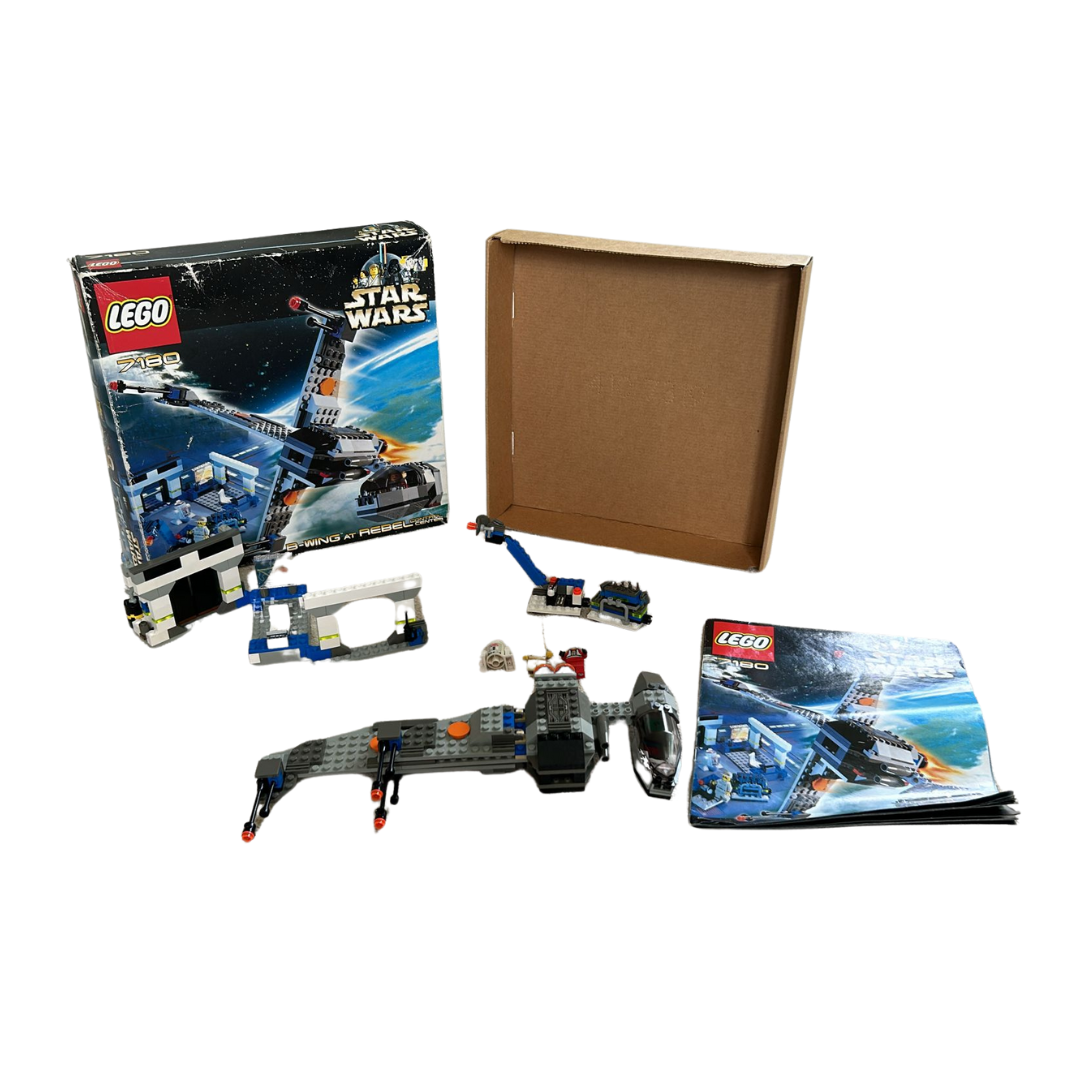 LEGO 7180 Star Wars: B-wing at Rebel Control Center Tech, Pilot, Droid. Inc