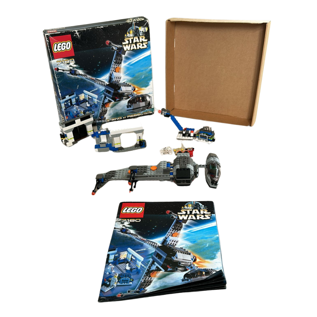 LEGO 7180 Star Wars: B-wing at Rebel Control Center Tech, Pilot, Droid. Inc