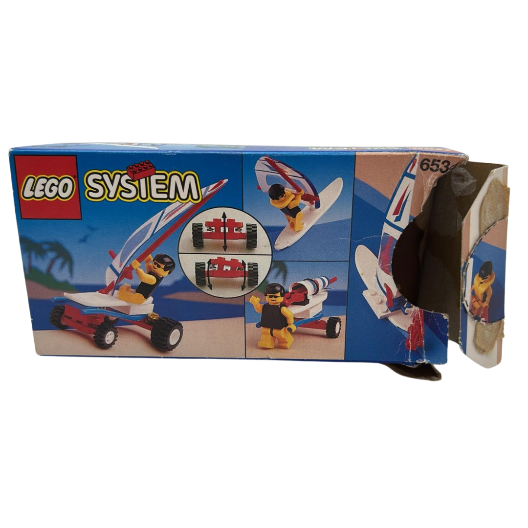 Lego 6534 Beach Bandit car 1992 with box and instructions