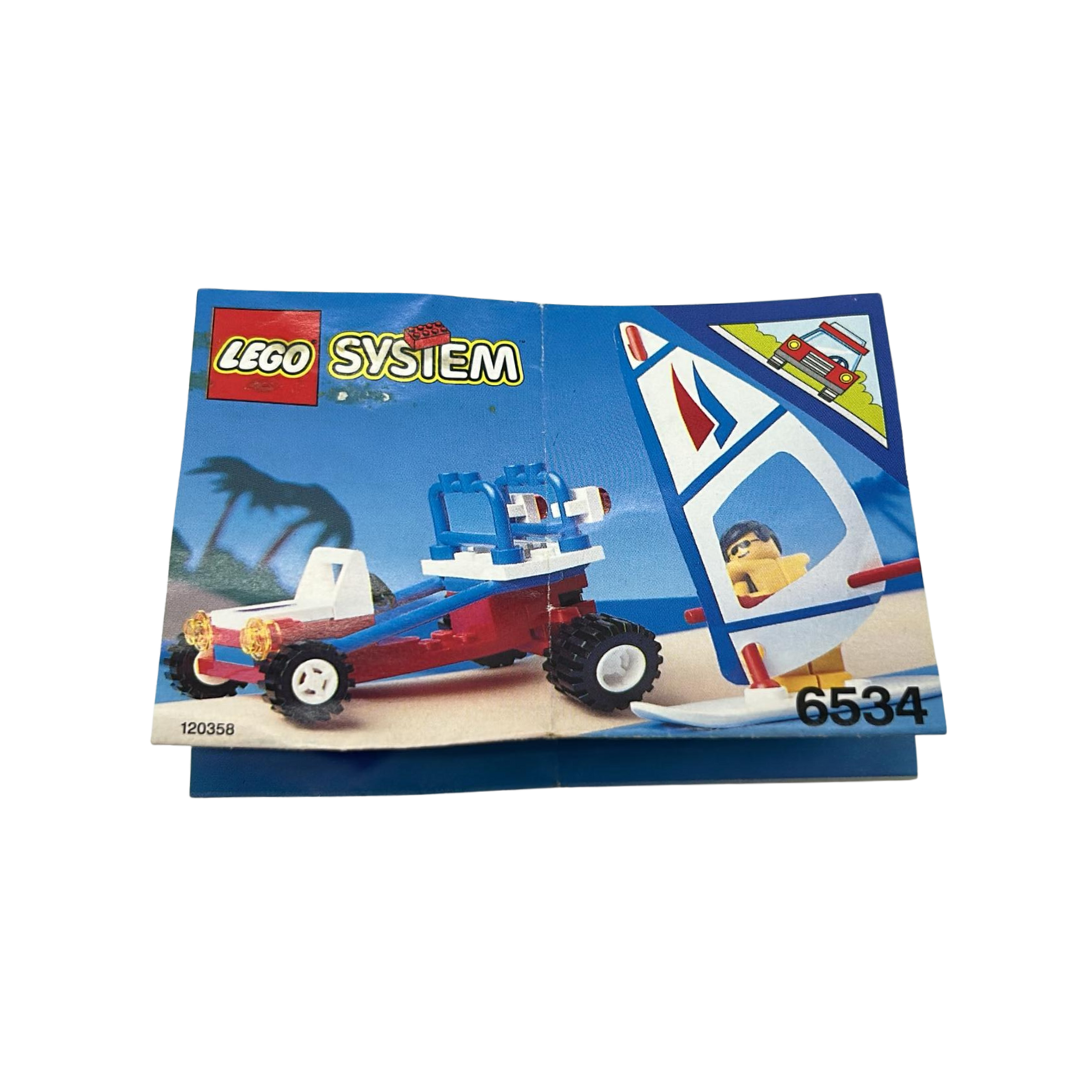 Lego 6534 Beach Bandit car 1992 with box and instructions