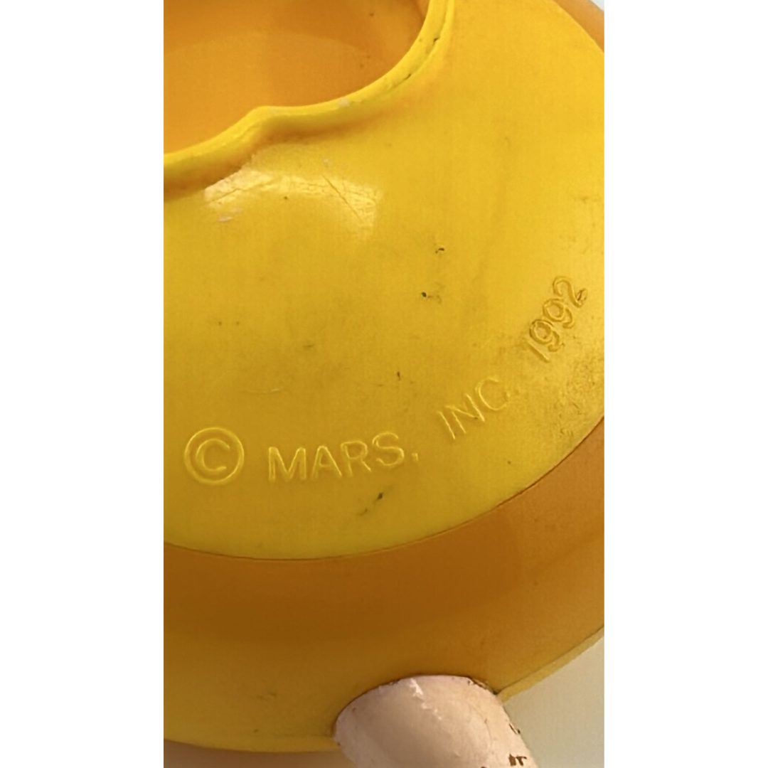 M&M’s Minis Dispenser Green Flowers 1992 candy Dispenser Mars Candy 193