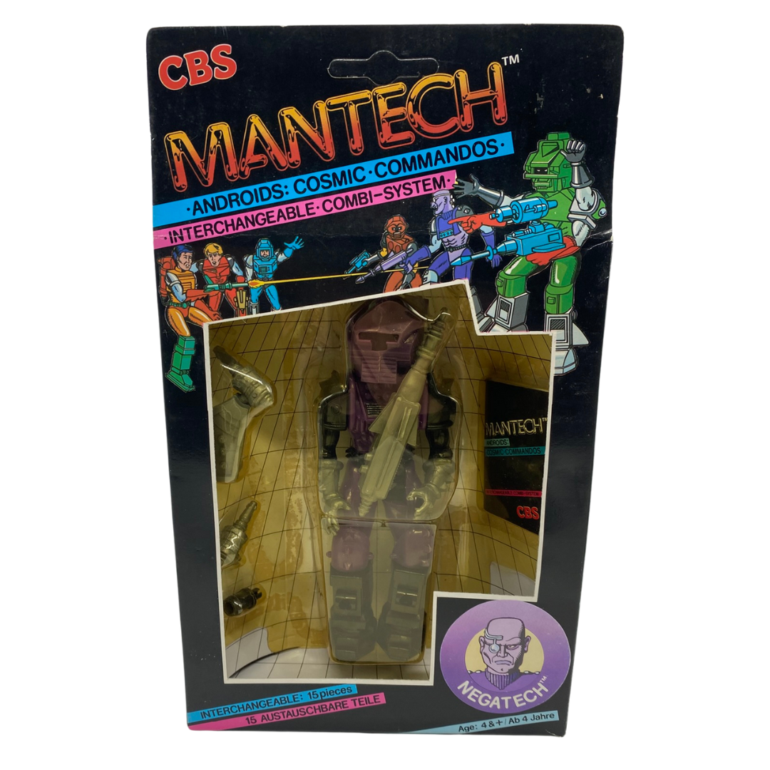 Vintage Remco 1984 Mantech Negatech complete, boxed & with insert 750