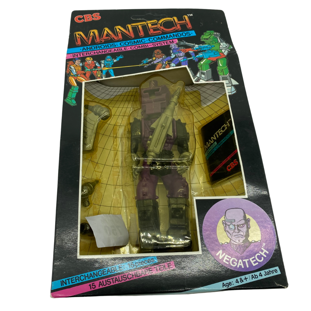 Vintage Remco 1984 Mantech Negatech complete, boxed & with insert 750