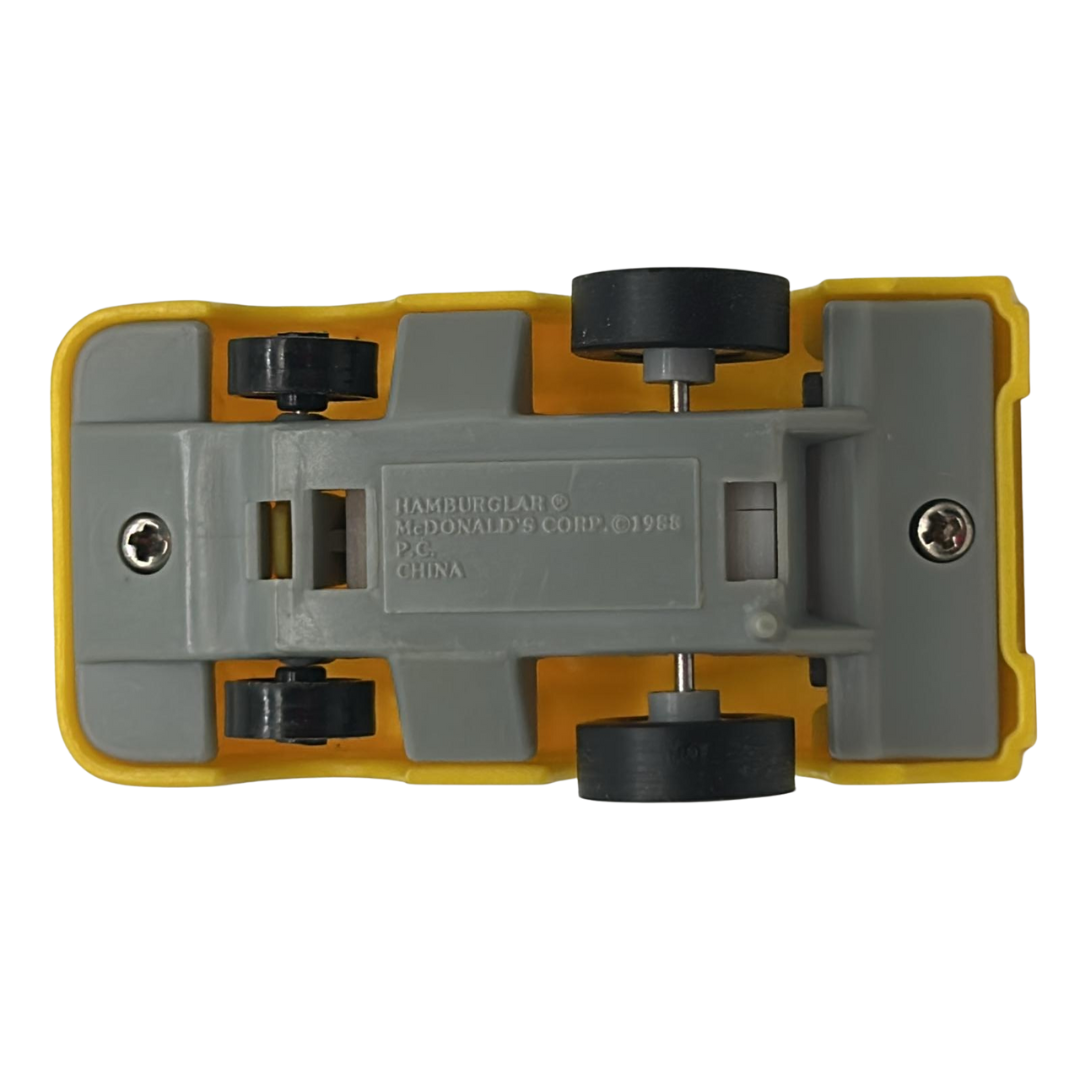 McDonalds Happy Meal Hamburgler 1988 racing car toy 2483