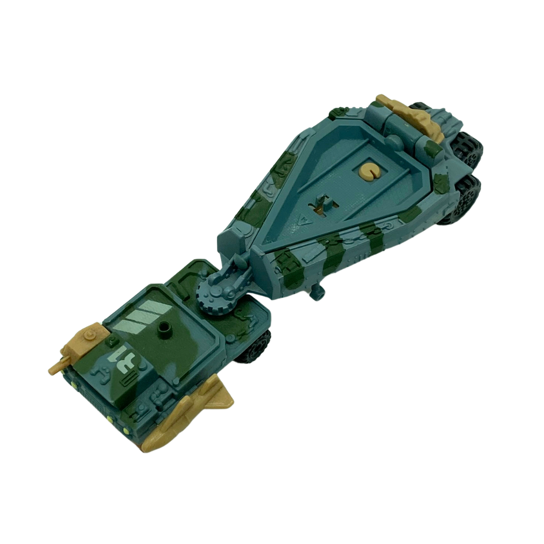 Mega Force XT Enforcer vehicle with jet by Kenner near complete 45